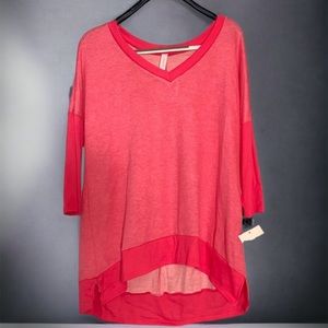 Super Soft Honeyme Top, Ribbed Sleeves